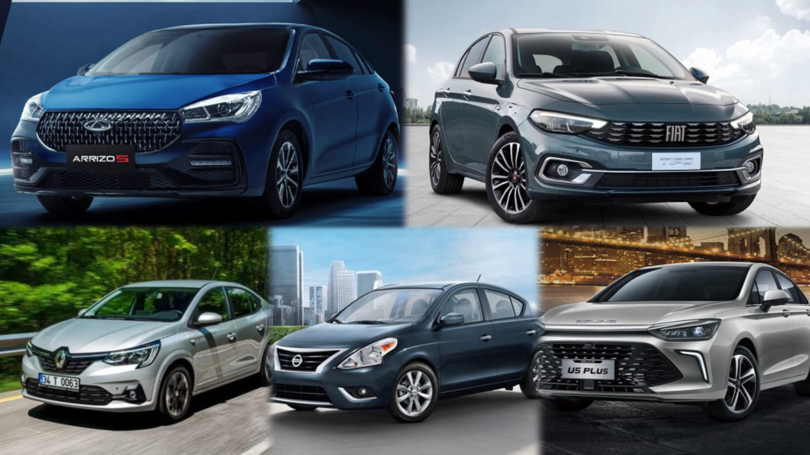 أرخص 5 سيارات سيدان